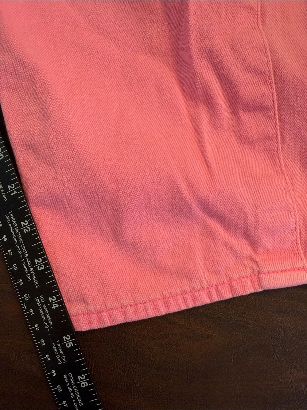 Gap Easy Horseshoe Jeans in Neon Pink Denim - Picture 10 of 12